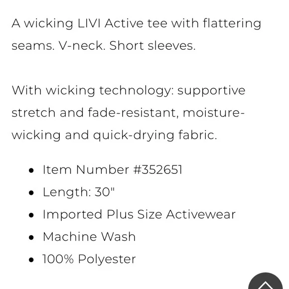 Heathered Light Purple Active Tee - Picture 5 of 5